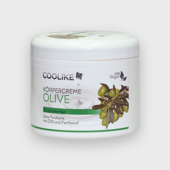 Coolike body cream with Q10 I WITHOUT parabens I 100% vegan