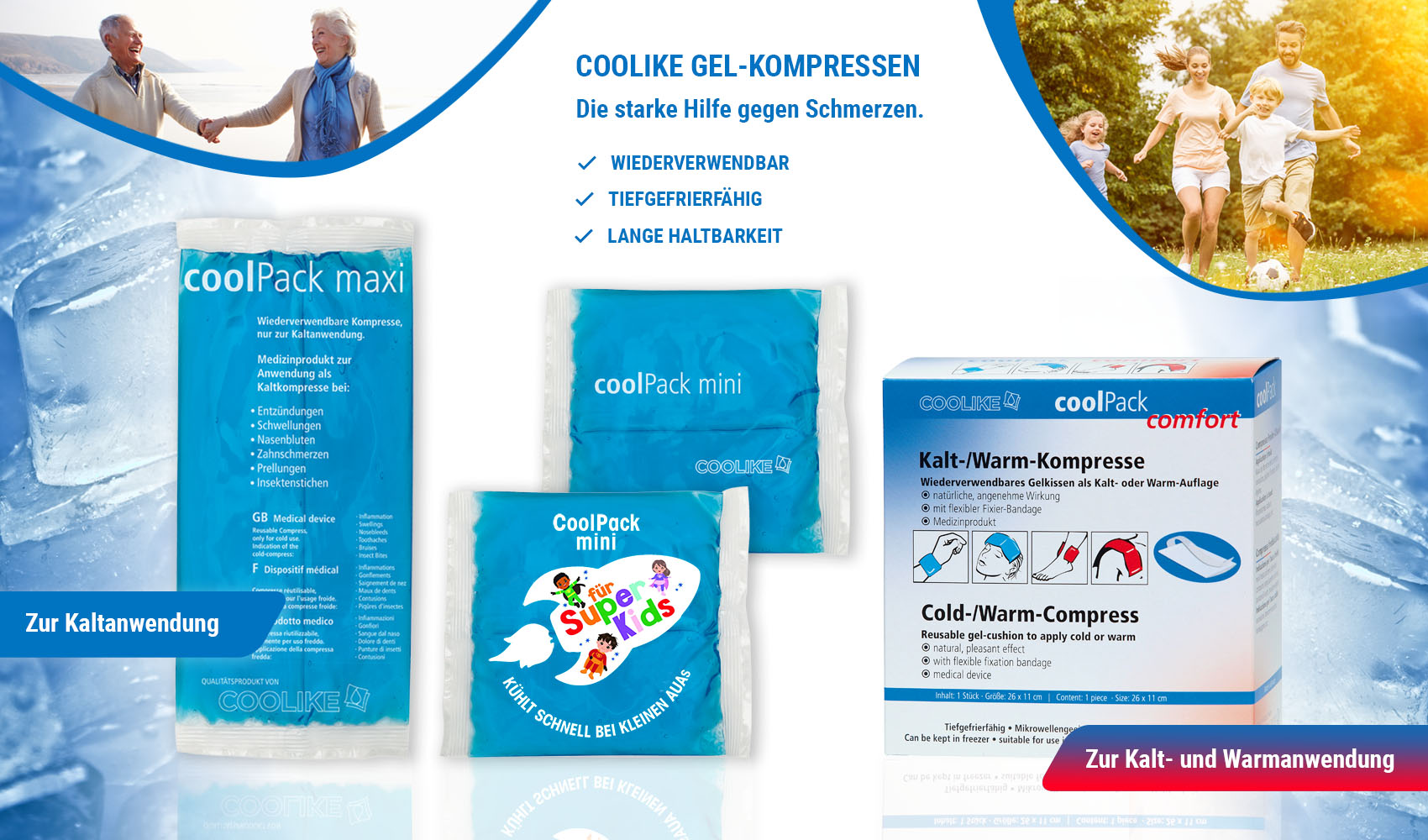 coolPack, Kühlkompresse, Kühlpad von Coolike