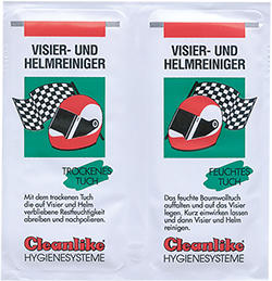 Helm und Visier Reiniger Duo