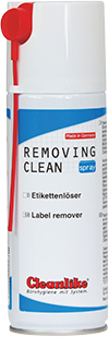 Removing Clean Etikettenlöserspray