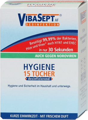 Vibasept Handhygienetuch 15er Faltschachtel