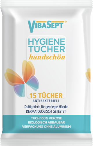 624601000 Vibasept Hygienetuecher HANDSCHOEN Softpack 15 Tuecher