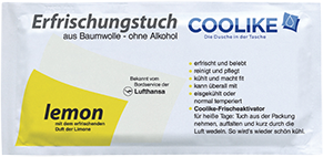Erfrischungstuch lemon