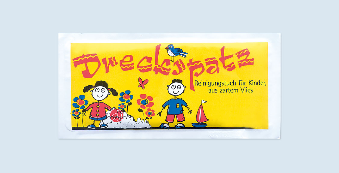 Dreckspatz Reinigungstuch für Kinder aus Vlies