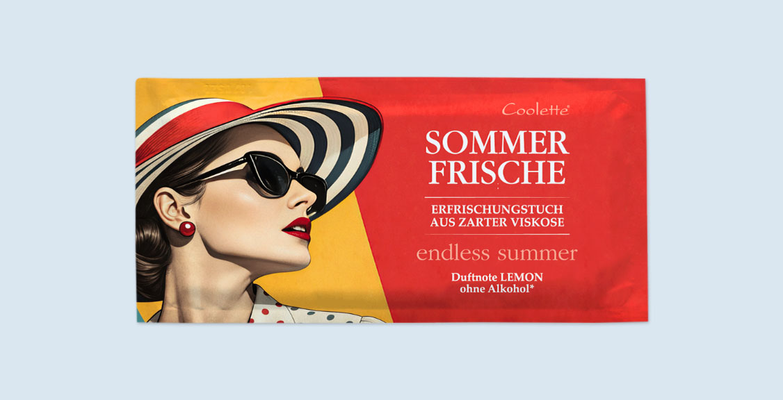 Erfrischungstuch Sommerfrische